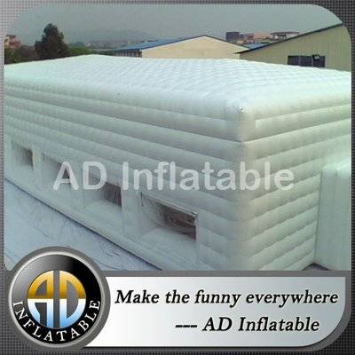 White cube inflatable party tent for sale, wholesale best water slide with bounce house from Asia