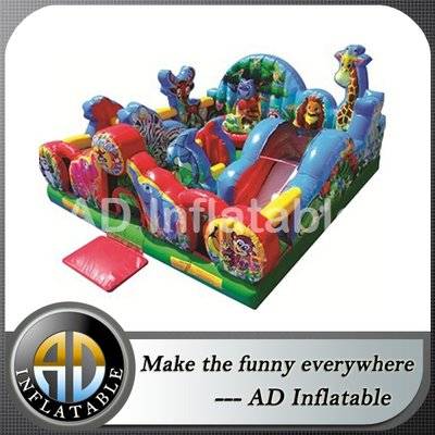 Toddlers and children Animal Kingdom party jumping castle