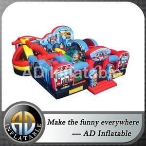 Rescue Heroes bounce house,Rescue Heroes inflatable park,Inflatable Bounce Slide Combo,childrens bouncy castles,inflatable bouncy