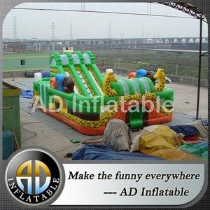 Giraffes Inflatable funcity,Animal inflatable  attraction,Giant inflatable toys
