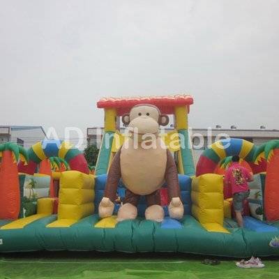 Outdoor Play Obstacle Bounce House structures inflatable guangzhou manufacturer