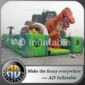 Jurassic inflatable park,Dinosaurs amusement park,Giant inflatable play center