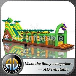 Frog obstacle course,Jungle Inflatable trampoline,Jungle obstacle course