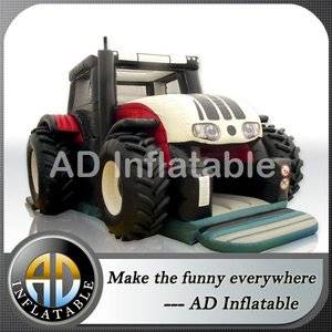 Inflatable trampoline Tractor,Inflatable Tractor bouncer,Inflatable Tractor slide