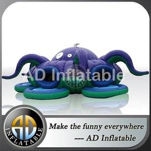 Blown trampoline Marine Beetle,Marine Beetle moonwalk,New design inflatable game