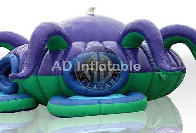 Challenge inflatable trampoline Marine Beetle moonwalk
