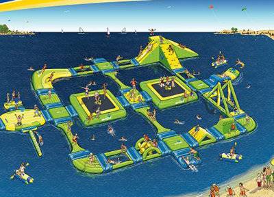 Super Summer Lake Inflatable Floating Water Toys Park