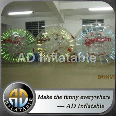 Inflatable ground walking zorb toy