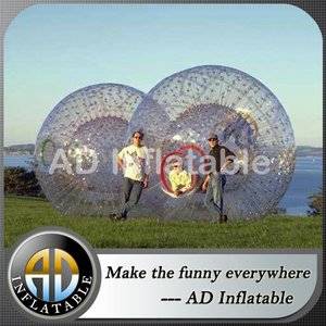TPU grass zorb ball,Inflatable sphere,Glowing zorb