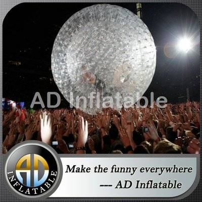 Inflatable spiky ball half inflatable zorb ball inflatable bumper ball for sale