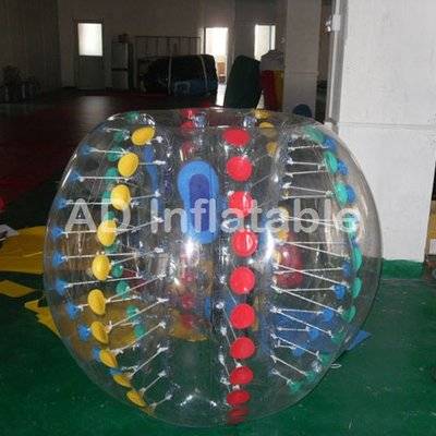 Bubble bumper ball for outdoor football or soccer