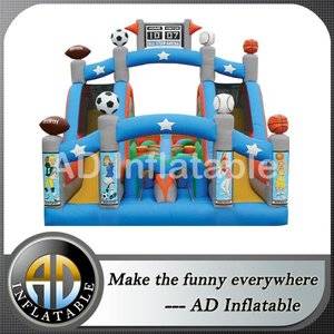 Air inflated trampolines,All star obstacle course,Challenge obstacle for kids