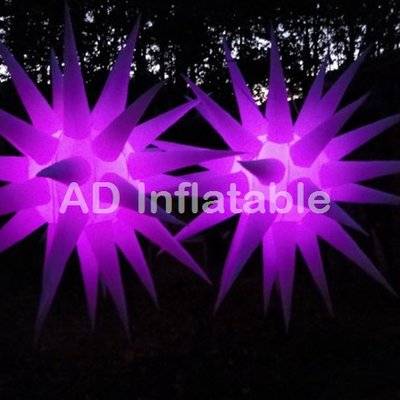 Hanging inflatable led lighting inflatable star, inflatable party decoration star