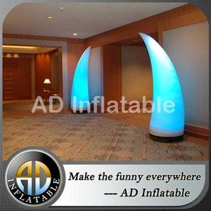 Led light inflatable pillar,Lighting inflatable cone,Decoration inflatable cone