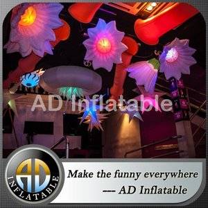 LED lighting inflatable flower,Inflatable LED hanging star,LED lighting decoration