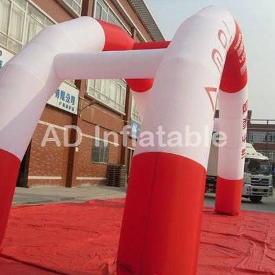Custom inflatable PVC start and finish line angle arch