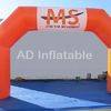 Yellow U shape inflatable arch for advertising