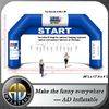 Finish line inflatable arch for event advertising