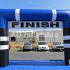 Inflatable arch with business logo printed for outdoor sports games