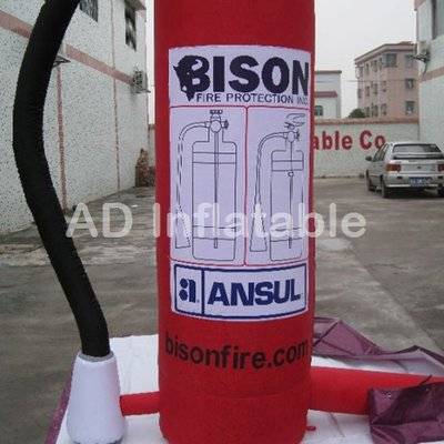Giant inflatable fire extinguishers model for advertising