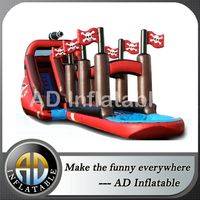 Inflatable waterslide pirate,Pirate ship water slide,Inflatable pirate ship slide