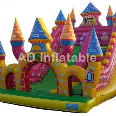 Magic mickey mouse commercial inflatable jumping slide for party rental
