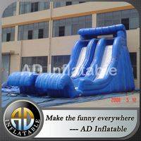 Splash inflatable water slide,Double water slide sale,Inflatable double slide bounce
