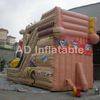 Durable commercial pirate ship water slides inflatable bouncy slides