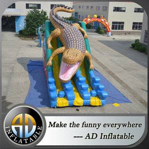 Crocodile water slide,Giant crocodile slide,Alligator water slide
