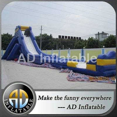 Super 50m Long Amusement Park Giant beach Inflatable Water Slide for Adult