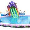 Octopus inflatable giant water park game swimming water slides