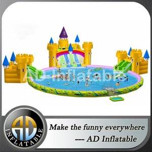 Outdoor inflatable water park,Inflatable slide water park,Inflatable water amusement