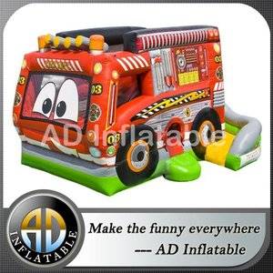 Jumping castles,Fire truck jumping castles,Fire truck combo