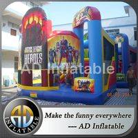 Justice league blown jumper,5 in 1 combo,Superheros bounce house