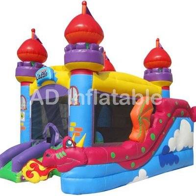 New design dragon castle combo Inflatable Castle 2015