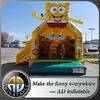 Small Spongebob Inflatable Bounce House with Slide for Sale
