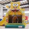 Small Spongebob Inflatable Bounce House with Slide for Sale