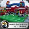 Wholesale commercial bounce houses fire truck inflatable moon walker
