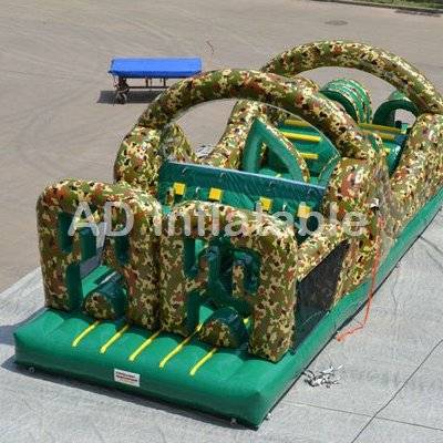 Outdoor Marine Inflatable Military Camp Obstacle Course for Sale
