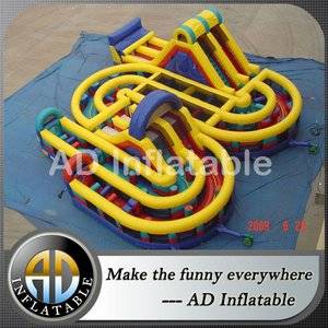 Giant inflatable combo,Inflatable big obstacle,Giant adrenaline rush obstacle