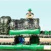 Marine jungle boot camp obstacle course slide for energy challenge