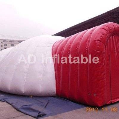 Temporary outdoor air dome tent for outdoor events temporary building