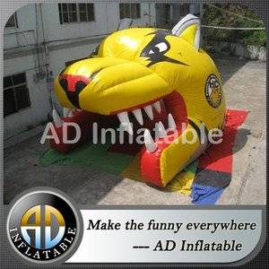 Helmet inflatable tent,Blown helmet sports tunnel,Inflatable helmet tent