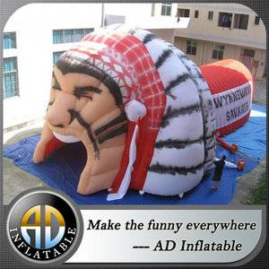 Inflatable helmet tent,Inflatable helmet tunnel,Inflatable football tunnel