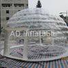 Airtight double layer event camping inflatable transparent dome rental for exhibition