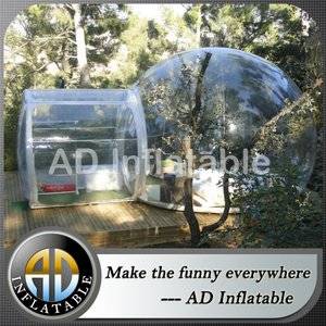 Inflatable transparent tent,Inflatable camping tent,Blown transparent bubble tent