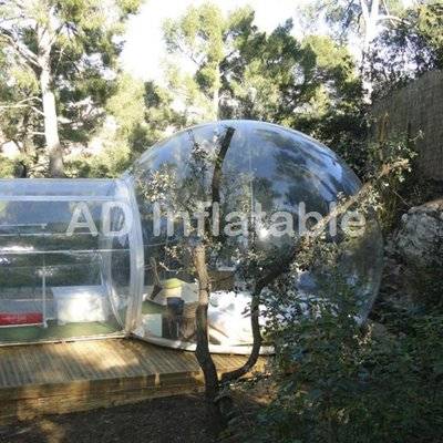 Outdoor durable transparent bubble inflatable camping tent