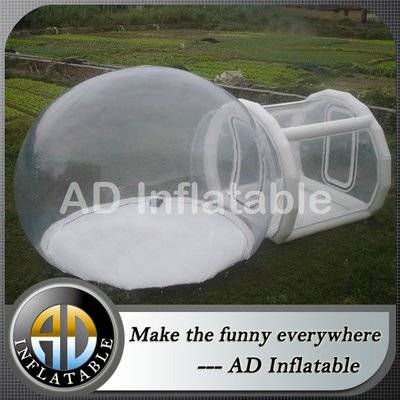Cheap outdoor camping bubble air inflatable clear dome tent
