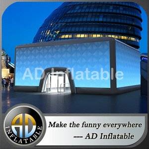 Inflatable cube tent,Inflatable temporary structure,Air building structures