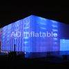 LED lighted inflatable cube tents for party, event and show
